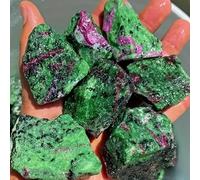 SSOPTMCB 200g Red Green Treasure Raw Stone Irregular Crystal Crafts and Home Decoration Gemstone Stone