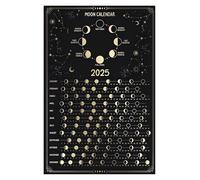 SSOPTMCB 2025 Astrology Calendar Poster, Moon Phases & Zodiac Signs Wall-Art, Celestial Gift for Planner Lovers(Unframed,08x12inch(20x30cm))