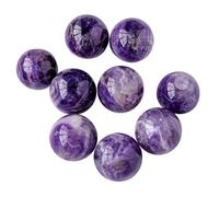 SSOPTMCB 9PC Autzista Quartz Large Sphere Quite amatist,Purple,70mm Gemstone Stone