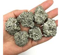 SSOPTMCB Beautiful 1pc Iron Pyrite Cluster Crystal Stone Rough Display Minerals Quartz Crystals Gemstone Stone