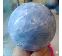 SSOPTMCB Beautiful Day Bluestone Ball Crystal Home Office Decoration Craft Gifts Ornaments (Size : 60-65mm) Gemstone Stone
