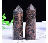 SSOPTMCB Beautiful Flame Stone Tower Room Decor Crystal Point Ornaments Witchcraft Home Decoration Wand Ore Crafts DIY Gift (Size : 70-80mm) Gemstone Stone