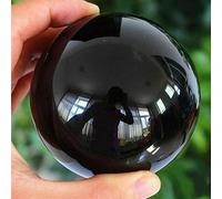 SSOPTMCB Black Obsidian Sphere Large Crystal Ball Stone Gemstone Ornaments (Size : 900-1000g) Gemstone Stone