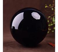 SSOPTMCB Black Obsidian Sphere Quartz Crystal Magic Ball Rock Stone Collectibles Ornaments (Size : 15cm) Gemstone Stone