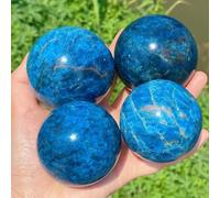 SSOPTMCB Blue Apatite Crystal Ball - 8-9cm Sphere for Spiritual, & Home Decor Gemstone Stone