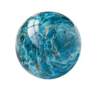 SSOPTMCB Blue Apatite Crystal Ball | Quartz Sphere|Feng Shui Sculpture Ornament |Polished Decorative Stone |Witchy Room |Spiritual Gifts,50mm Gemstone Stone