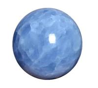 SSOPTMCB Blue Celestite Crystal Ball Rock Quartz Sphere Sculpture Ornament Feng Shui Decorative Balls Home Decor,1.96"(5cm) Gemstone Stone