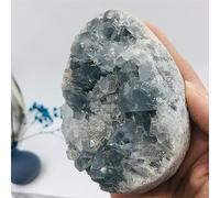 SSOPTMCB Blue Celestite Crystal Cluster for Decoration Home Decor Ornaments (Color : 50-70g) Gemstone Stone
