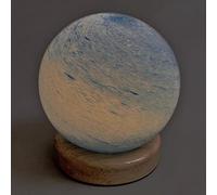 SSOPTMCB Blue Crystal Ball, Solar System Stone Model Irregular Gemstone Planets Decoration for Feng Shui and Home,Light Gemstone Stone