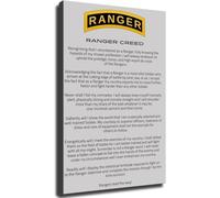 SSOPTMCB Canvas Wall-Art - Military Motivation Quote Poster Set - Ranger Creed Inspired Decor for Gym and Office Inspiration Wall(Unframed,16x24inch(40x60cm))