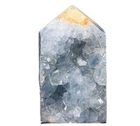 SSOPTMCB Celestita azul cruda natural irregular celestita azul cúmulo de cristal cluter cúmulo geoda geoda para decoración del hogar, colección, regalo, 300 g Cristales Reiki (talla : 700 cm)