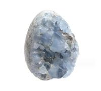 SSOPTMCB Celestite Crystals Blue Irregular Crystal Cluster Geode Gemstone Home Decor Witchcraft Supplies,200-300g Gemstone Stone