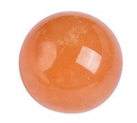 SSOPTMCB Citrine Ball Quartz Crystal Sphere Yellow Optical Calcite Spar Iceland, ball-10cm Gemstone Stone