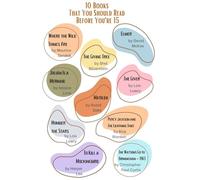 SSOPTMCB Classic Books Reading Challenge Poster, Essential Reads for Young Adults, Literary Wall-Art Decor for Classroom Library (Unframed,08x12inch(20x30cm))