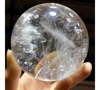 SSOPTMCB Clear White Crystal Quartz Sphere Ball Collection Ornaments (Color : 8-8.5cm) Gemstone Stone