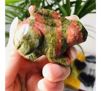 SSOPTMCB Crystal Animal Statue Quartz Carved Tiger Eye Stone Ornament (Color : Light Green) Gemstone Stone