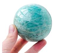 SSOPTMCB Crystal Ball Divination Sphere with Stand Crystals Gemstone Decorative Ornaments for Living Room Bedroom Gifts,55~60mm Gemstone Stone