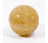 SSOPTMCB Crystal Ball Stone Yellow Gum Flower Gemstone Sphere Polished Balls for Decoration Fengshui,6.5~7cm Gemstone Stone