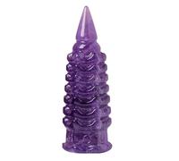 SSOPTMCB Crystal Nine-Storey Wenchang Tower Statue Amethyst Figurines Fengshui Gifts Collection Home Decor Ornaments,4~5cm Gemstone Stone