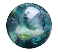 SSOPTMCB Crystal Rainbow Fluorite Ball Green, fluorite-3cm Gemstone Stone