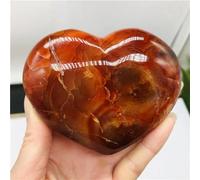 SSOPTMCB Crystal Red Agate Heart-Shaped Home Furnishing (Size : 100-130g) Gemstone Stone