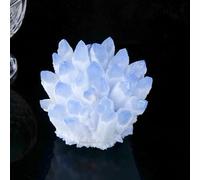 SSOPTMCB Crystal Stone Blue Phantom Quartz Cluster Rock Stones Home Deco Ornaments (Size : 500-600g) Gemstone Stone