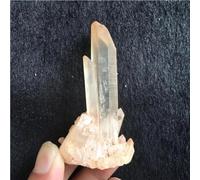 SSOPTMCB Decorative Ornaments Transparent White Quartz Crystal Cluster Gemstone Stone