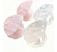 SSOPTMCB Display Stand Crystal Material for Sphere Quartz Ball Holder Base for Stone Decoration Pedestals Office Desktop,White,6cm Gemstone Stone