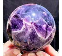 SSOPTMCB Dream Amethyst Ball Purple Flower Crystal Handwork Sphere Wichcraft MineralsExquisite Gifts Souvenirs Ornaments (Size : 500-550g) Gemstone Stone
