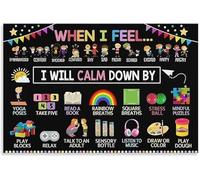 SSOPTMCB Emotional Regulation Canvas Poster Wall-Art for Living Room Restaurant Pool Classroom(Unframed,08x12inch(20x30cm))