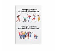 SSOPTMCB Empathy Awareness Wall-Art - Supportive Message Canvas Print for Clinic, Study, or Living Room(Unframed,16x24inch(40x60cm))