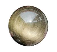 SSOPTMCB Gold Obsidian Sphere, Gemstone Ball Sculpture Figurine,Home Decoration Crystal,Table Fengshui Display Ornaments,6~7cm Gemstone Stone