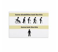 SSOPTMCB Inclusion and Diversity Poster - Uplifting Message Canvas Wall-Art for Classroom Office Home Decor(Unframed,08x12inch(20x30cm))