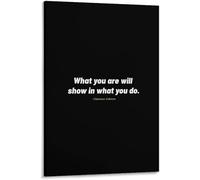 SSOPTMCB Inspirational Wall-Art Edison Quotes Motivational Poster Vintage Print for Home Office Study Living Room Decor Success(Framed,08x12inch(20x30cm))