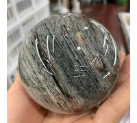 SSOPTMCB Melaleuca Phantom Crystal Ball Gemstone Hand-Polished Room Office Decoration Gift Ornaments (Size : 7-7.5cm) Gemstone Stone