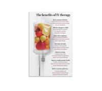 SSOPTMCB Nourish & Thrive Motivational Poster, Wellness Journey Canvas Wall-Art, Encouraging Print for Office, Gym, Home(Framed,16x24inch(40x60cm))