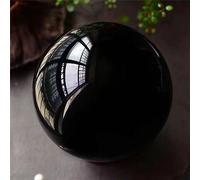 SSOPTMCB Obsidian Ball Quartz Crystal Reiqi Home Office Decor Gem Ornaments (Size : 300-350g) Gemstone Stone