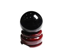 SSOPTMCB Obsidian Crystal Ball Ornaments Stone Polished Seven Star Array Feng Shui Opening Ceremony,60mm Gemstone Stone