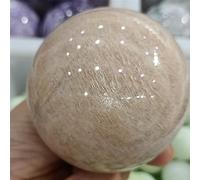 SSOPTMCB Orange Moonstone Ball Crystal Home Decor Gift Ornaments (Size : 300-350g) Gemstone Stone