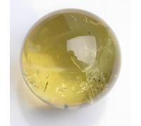 SSOPTMCB Polished Citrine Crystal Quartz Sphere, Yellow Ball, Spheres Ornaments Gifts for Home Decoration,8cm Gemstone Stone