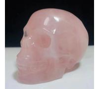 SSOPTMCB Powder Crystal Quartz Hand Carved Skull (Size : 1300-1400g) Gemstone Stone