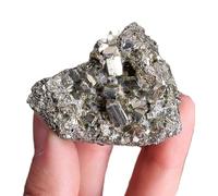 SSOPTMCB Pyrite Raw Crystals and Stones, Small,Irregular Shaped for Tumbling Garden Home Decor,300~400g Gemstone Stone