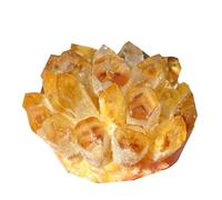 SSOPTMCB Quartz Cluster, Kki Yellow Crystal, Stone, Chip, Home Decoration,240~300g Gemstone Stone