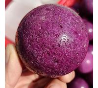 SSOPTMCB Red Gem Crystal Ball Quartz Gift Ornaments (Size : 45-50mm) Gemstone Stone