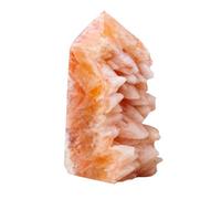 SSOPTMCB Red Tooth Agate Crystal Tower for Home Decoration, Crystals Column Stone Witchcraft Wand Ornaments,50-100g Gemstone Stone