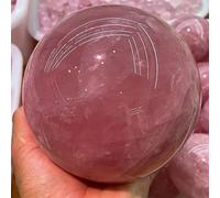 SSOPTMCB Rose Crystal Ball Home Decoration Ornaments (Size : 130-150mm) Gemstone Stone