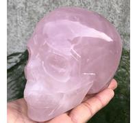 SSOPTMCB Rose Quartz Hand Carved Crystal Skull (Size : 900-1000g) Gemstone Stone