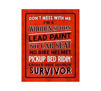 SSOPTMCB Sarcastic Wall-Art Print: “Don’t Mess With Me” - Funny Home Decor for Living Room, Study, Man Cave, Housewarming or Birthday Gift (Unframed,12x18inch(30x45cm))