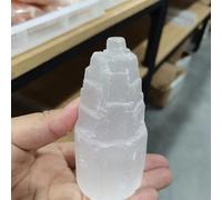 SSOPTMCB Selenite Crystal Ornaments for Home Decoration Decor Gemstone Stone