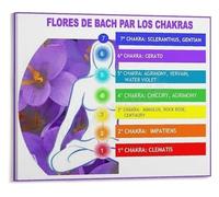 SSOPTMCB Seven Poster with Flowers Vintage Botanical Wall-Art Spiritual Decor for Bedroom Living Room Boho Home Office(Unframed,08x12inch(20x30cm))